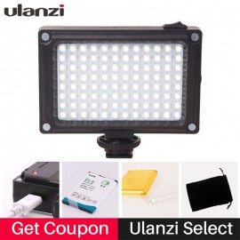 Ulanzi LED Photo Video Light on Camera w Hot shoe mount for Canon Nikon on Camera Camcordersx LiveStream Filmmakers Videomakers