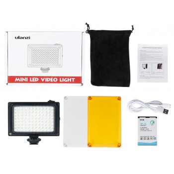 Ulanzi LED Photo Video Light on Camera w Hot shoe mount for Canon Nikon on Camera Camcordersx LiveStream Filmmakers Videomakers