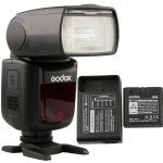 Camera Flash Light Speedlite Li-ion Fast Recycling Kit Hi-speed SYNC V850 II