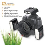 Meike MK MT24 Macro Twin Lite 5500K Flash for Nikon D3400 D5300 D7200 D750 D5600 D3200 D7100 D3300 D7200 D850 as R1C1