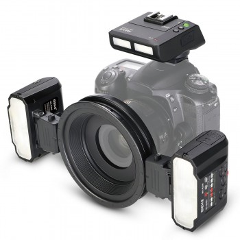 Meike MK MT24 Macro Twin Lite 5500K Flash for Nikon D3400 D5300 D7200 D750 D5600 D3200 D7100 D3300 D7200 D850 as R1C1