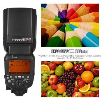 In Stock YONGNUO YN600EX-RT II 2.4G Wireless HSS 1/8000s TTL Flash Speedlite for Canon SLR Camera amp; YN-E3-RT Trigger Transmitter