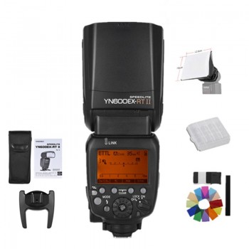 In Stock YONGNUO YN600EX-RT II 2.4G Wireless HSS 1/8000s TTL Flash Speedlite for Canon SLR Camera amp; YN-E3-RT Trigger Transmitter