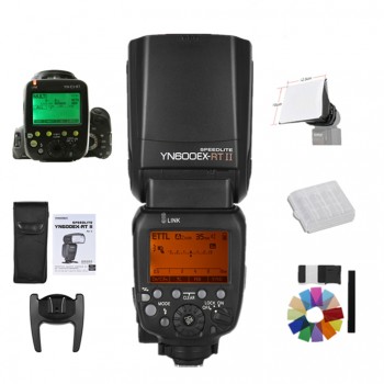 In Stock YONGNUO YN600EX-RT II 2.4G Wireless HSS 1/8000s TTL Flash Speedlite for Canon SLR Camera amp; YN-E3-RT Trigger Transmitter