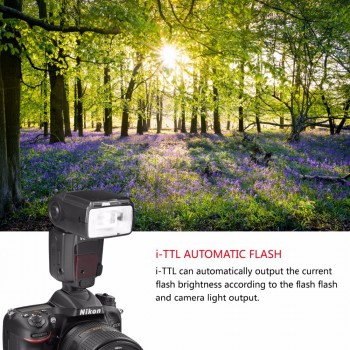 Voking VK800 I TTL External Camera Flash Slave Speelite for Nikon Digital SLR Cameras+GIFT