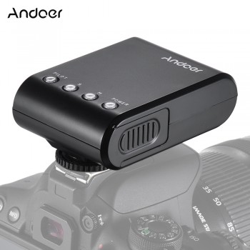 Andoer WS-25 Mini Digital Slave Flash Speedlite On-Camera Flash w/ Universal Hot Shoe GN18 for Canon Nikon Pentax Sony