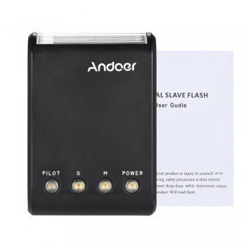 Andoer WS-25 Mini Digital Slave Flash Speedlite On-Camera Flash w/ Universal Hot Shoe GN18 for Canon Nikon Pentax Sony