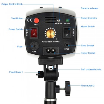 godox K-180A k180a Portatile Mini Master Studio di Luce del Flash K180A 180WS 180 w Piccolo Studio Fotografia 110 v/220 v