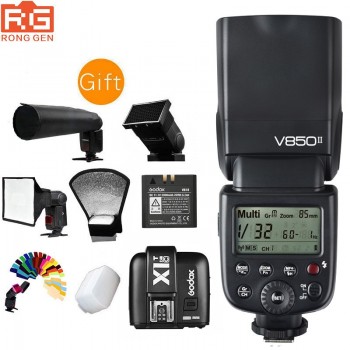 Godox V850 V850II Speedlight Flash Light Speedlight w/ Rechargeable Lithium-ion Battery for Nikon Canon Olympus Pentax Fujifilm