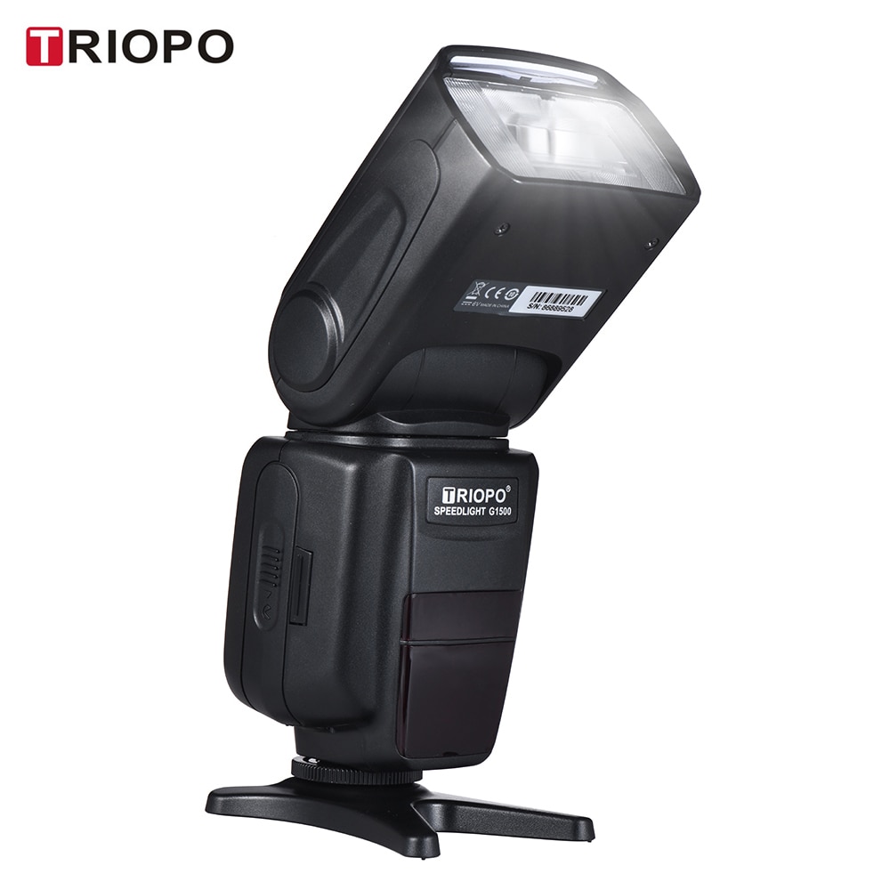 TRIOPO G1500 2.4G HSS 1/8000s GN58 TTL Wireless Master Slave Flash Speedlite 2.3s Recycle Time Auto Manual Zoom for Sony