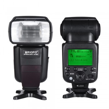 TRIOPO G1500 2.4G HSS 1/8000s GN58 TTL Wireless Master Slave Flash Speedlite 2.3s Recycle Time Auto Manual Zoom for Sony