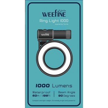 NiteScuba Diving video Weefine ring light for tg5 RX100 Canon Nikon Camera Housing for macro shooting Underwater photography M67