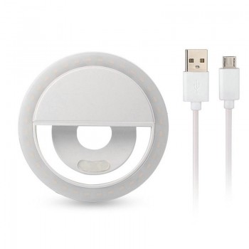 JOYTOP USB charge LED Selfie Ring Light for iPhone Supplementary Lighting Night Darkness Selfie Enhancing for iPhone smartphone