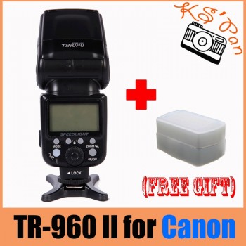 Triopo TR-960 II Speedlite Flash for Canon 550D 600D 450D 500D 650D 5D 5DII 5DIII T3i T2i as YN560II