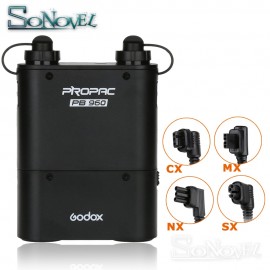 Godox PB960 Dual Output Flash Battery power Pack 4500mAh + Adapter Cable for Nikon Canon Yongnuo Godox Sony Flash Speedlite