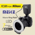 Meike FC100 LED Macro Ring Flash for Nikon D7100 D7000 D5200 D5100 D5000 D3200 D3100 D3000 D800 D600 D300s D200 D90 D80 D60