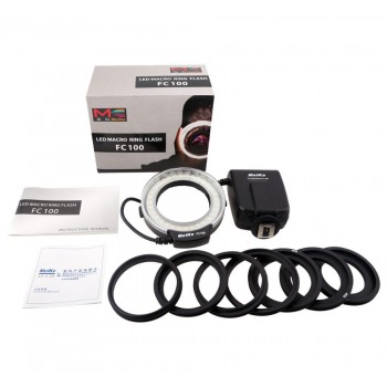Meike FC100 LED Macro Ring Flash for Nikon D7100 D7000 D5200 D5100 D5000 D3200 D3100 D3000 D800 D600 D300s D200 D90 D80 D60