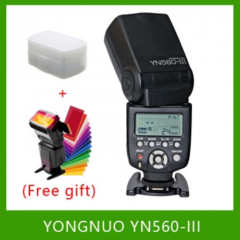 YongNuo YN560-III YN560III Flash Speedlite Flashlight for Canon Nikon Pentax Olympus Panasonic DSLR Camera Upgrade Of YN560 II
