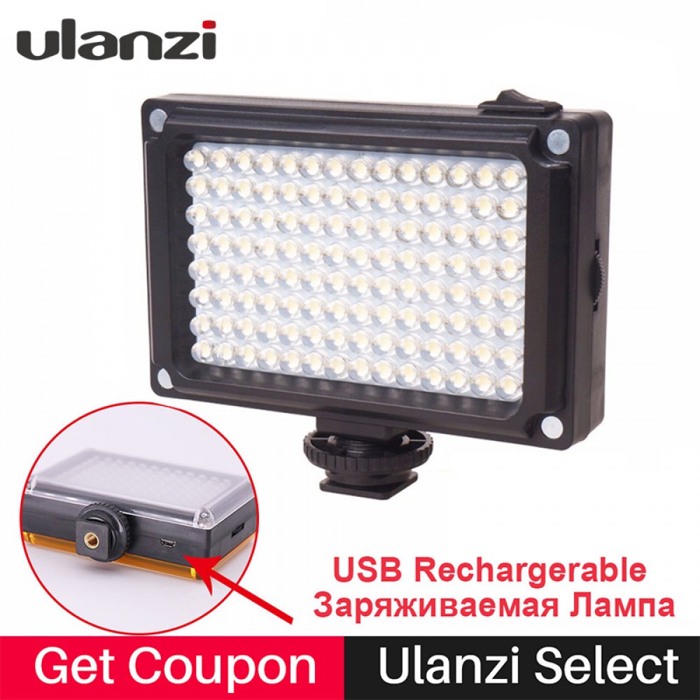 112 LED Video Light Photo Fill Lighting Battery Filters for Nikon Canon DSLR  Light on Camera for Youtube Vlogging Live stream
