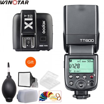 Godox TT600 TT600S 2.4G Wireless Camera Flash Speedlite + X1T-N/C/S/F/O Transmitter for Nikon Canon Sony Fuji Olympus Panasonic