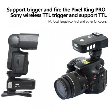 Pixel TF-336 TTL Hot Shoe Adapter Converter with PC Port Convertering for Sony Normal Hotshoe Camera to Use New Mi Hotshoe Flash