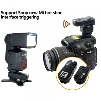 Pixel TF-336 TTL Hot Shoe Adapter Converter with PC Port Convertering for Sony Normal Hotshoe Camera to Use New Mi Hotshoe Flash