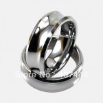 Free Shipping Cheap Price Jewelry USA Brazil Russia Hot Sales His/Her 8mm High Polish amp; Concave Tungsten Ring Mens Wedding Band