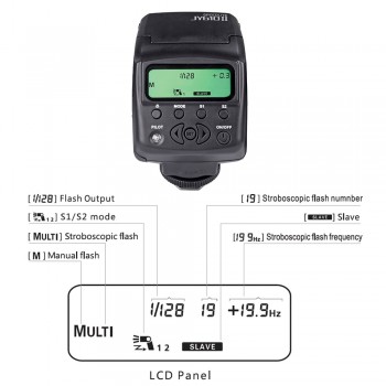 Viltrox JY-610 II Univeral On-camera Mini Flash Speedlite for Nikon D3300 D5300 D7100 for Canon 5D Mark II III DSLR Cameras