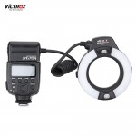 Viltrox JY-670N On-camera i-TTL Macro Close-up Fill-in LED Ring Flash Speedlite Light for D3300 DSLR Camera with Adapter Ring