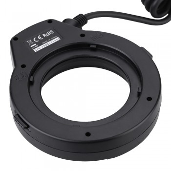 Viltrox JY-670N On-camera i-TTL Macro Close-up Fill-in LED Ring Flash Speedlite Light for D3300 DSLR Camera with Adapter Ring