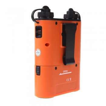 Godox PB960 Dual Output Flash Battery power Pack 4500mAh + Adapter Cable for Canon Nikon Sony Godox Yongnuo Flash Black amp; Orange