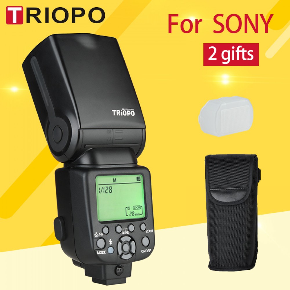 Triopo Speedlite Flash Speedlight TR-960 III 2.4G Wireless Suit for Sony A850 A450 A500 A560 A77 A65 A33 A35 Cameras Genunie