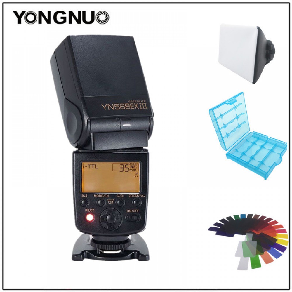 Yongnuo YN568EX III YN-568EX III Wireless TTL HSS Flash Speedlite For Nikon d5300 d7200 d3400 d7000 For Canon 1300d 6d 1100d750d