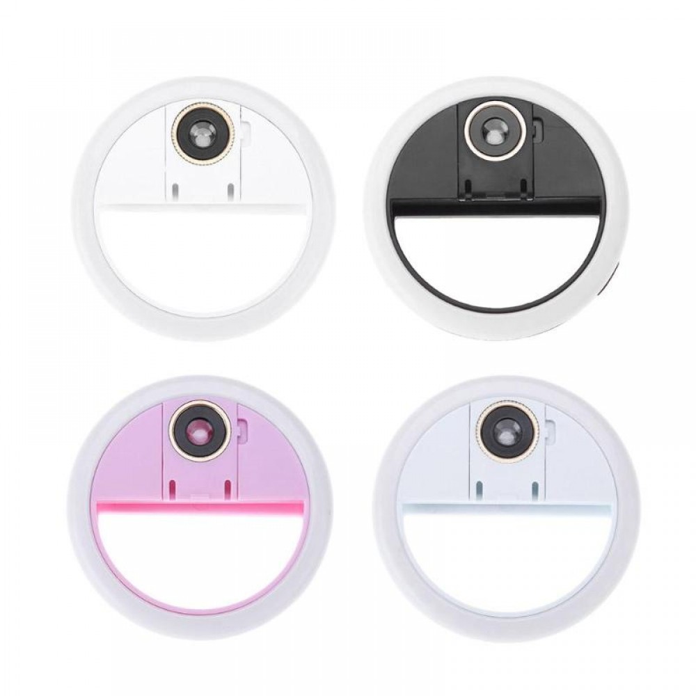 Phone Clip LED Selfie Ring Light Fill In Flash Light Supplement Flashlight Bright Rechargeable LED Selfie Flash 3 Levels