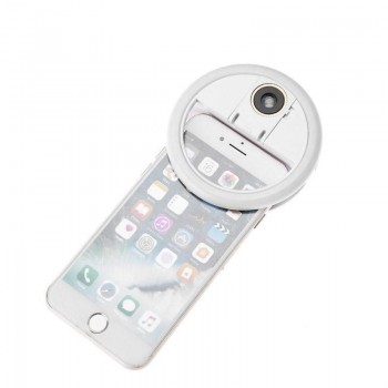 Phone Clip LED Selfie Ring Light Fill In Flash Light Supplement Flashlight Bright Rechargeable LED Selfie Flash 3 Levels