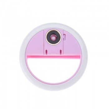 Phone Clip LED Selfie Ring Light Fill In Flash Light Supplement Flashlight Bright Rechargeable LED Selfie Flash 3 Levels