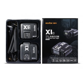 TTL Flash Trigger synchroniser Kit Godox X1C/N/S 2.4G Wireless shutter remote control Hot shoe tripod For Canon Nikon Sony