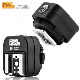 PIXEL TF-321  Flash Adapter TTL PC Port Hot Shoe Converter For Canon 5D Mark III 70D 60D 100D 700D 650D 600D 550D 500D 6D 430EX