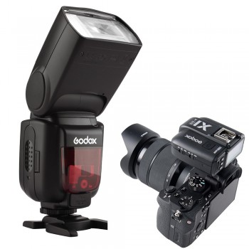 Godox TT685S 2.4G HSS TTL II GN60 Camera Flash+X1T-S Wireless Trigger for Sony  A7 III A7III A9 A7 A7R A7S II A6000 A6300