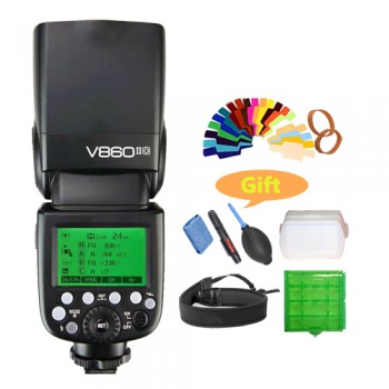 Godox Ving V860II V860II-C/N/S E-TTL HSS 1/8000 Without VB18 Battery Speedlite Flash for Canon Nikon Sony DSLR