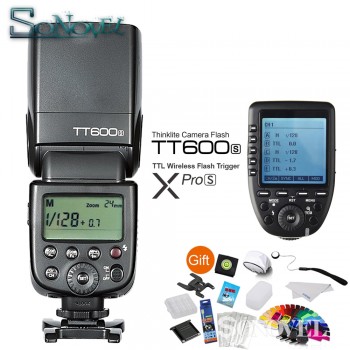 Godox TT600S GN60 HSS 1/8000s Camera Flash Speedlite + 2.4G Wireless X System Xpro-S Transmitter For Sony A6500 A3500 A7RIII A7S