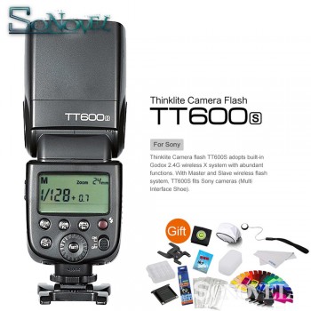 Godox TT600S GN60 HSS 1/8000s Camera Flash Speedlite + 2.4G Wireless X System Xpro-S Transmitter For Sony A6500 A3500 A7RIII A7S