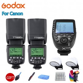 Godox TT685 TT685C Camera Flash Speedlite 2.4G Wireless TTL HSS + Xpro-C Transmitter Trigger For Canon 80D 800D 70D 700D 60D