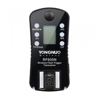1 Pair PYONGNUO Original RF-605N RF-605 RF605 Wireless Flash Trigger with LCD For Nik D7100 D7000 D5200 D5100 D5000 D3200 D3100