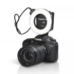 Aputure HC100 LED Ring Flash Light For Canon Camera DLSR Cameras 5D MARK II III 650D 550D 700D 7D 5D2 60D