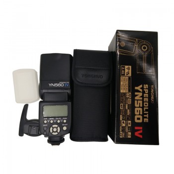 Yongnuo YN560IV Flash Speedlite YN560 IV Universal Wireless Slave for Canon Nikon Pentax Olympus Fujifilm Panasonic DSLR +Gift