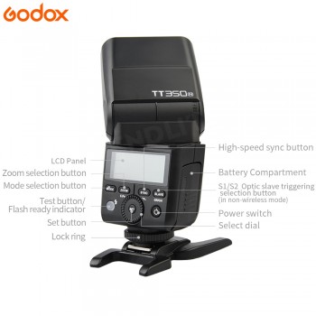 Godox Mini Speedlite TT350C TT350N TT350S TT350F TT350O Camera Flash TTL HSS GN36 for Canon Nikon Sony Fuji Olympus DSLR Camera