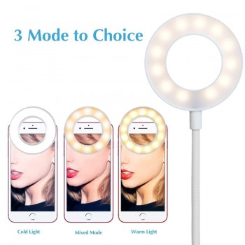Ring Light with Cell Phone Stand Holder for Live Stream,Selfie.Dimmable for iphone,Samsung,xiaomi,huawei,HTC,Smartphone Facebook