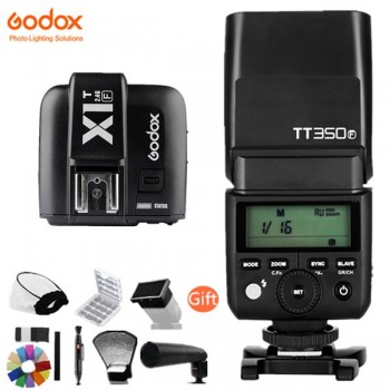 Godox TT350F for Fujifilm Mini Speedlite Flash TTL HSS GN36 1/8000S 2.4G Wireless System for Fuji X1T-F XPro-F Trigger
