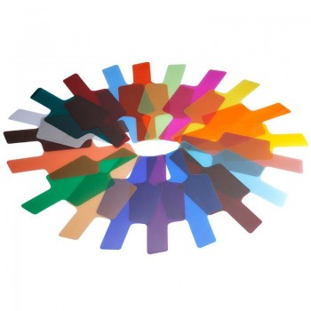 20colors/pack Flash Speedlite Color Gels Filters Cards for Canon for Nikon Camera Photographic Gels Filter Flash Speedlight